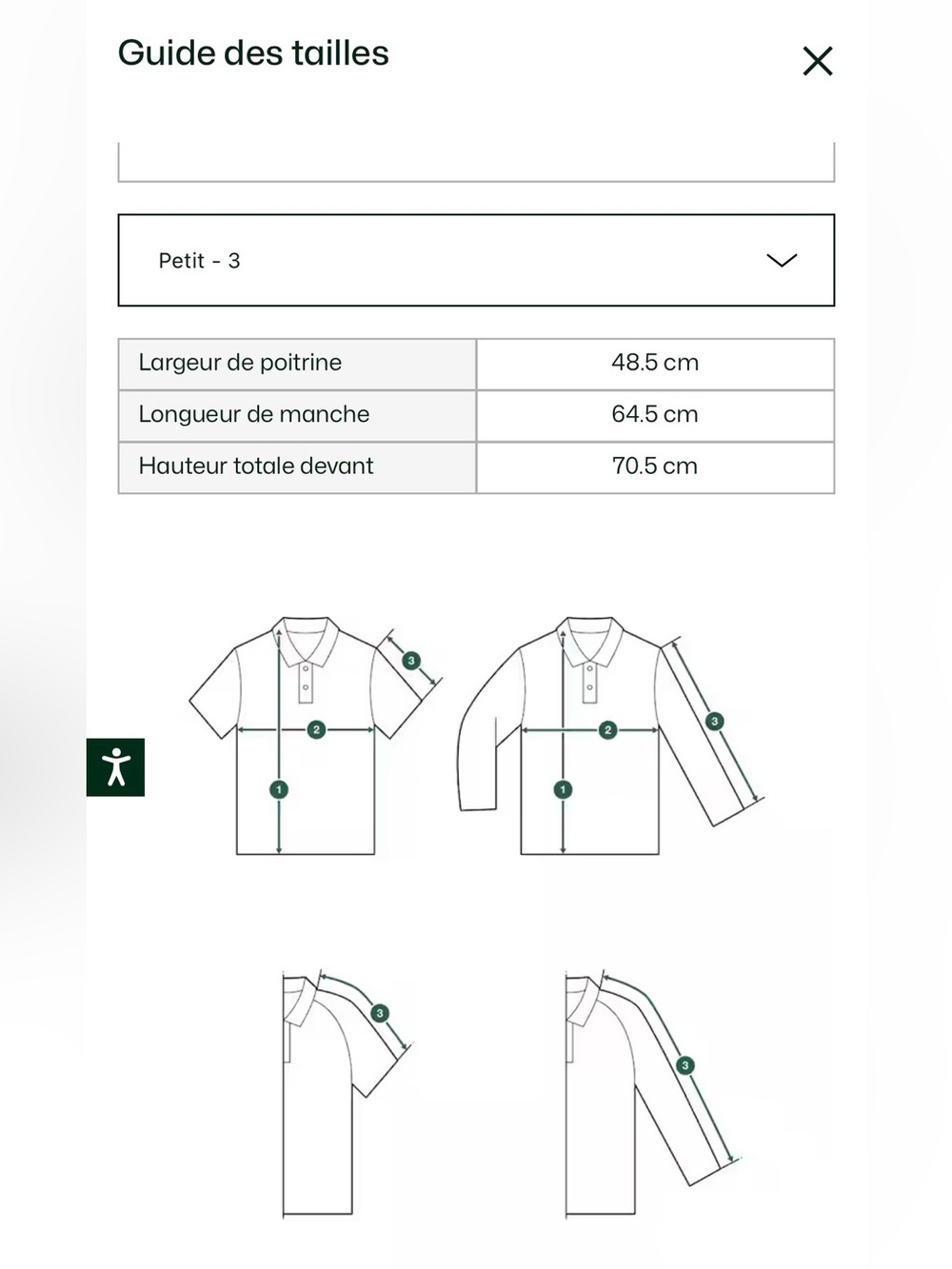 LACOSTE LONG GREEN POLO SMART PARIS NWT - Picture 5 of 6